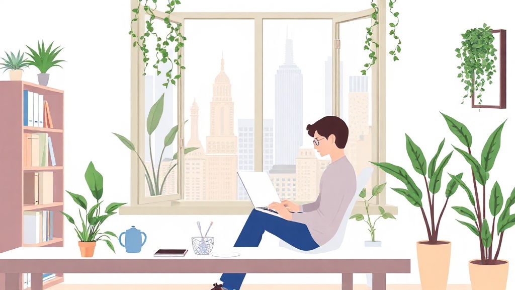 Person arbeitet erfolgreich mit einem Laptop im Homeoffice, symbolisiert Online-Geldverdienst.