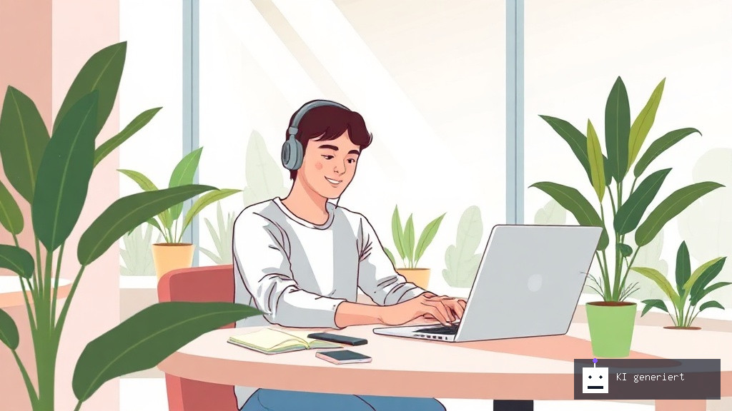 Person arbeitet flexibel und erfolgreich von unterwegs auf einem Laptop, um online Geld zu verdienen.