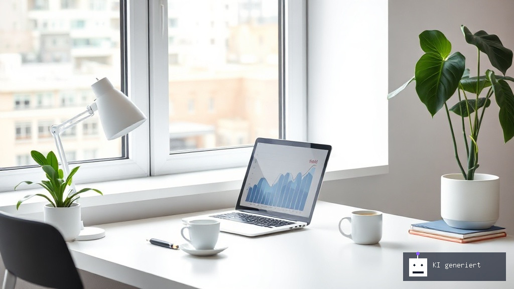 Ein moderner Arbeitsplatz im Homeoffice für einen seriösen Nebenjob im Internet im Jahr 2026
