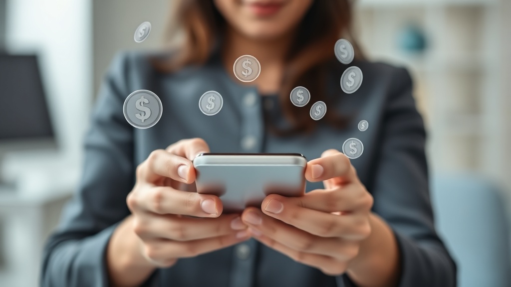 Person verdient Geld mit dem Handy im Jahr 2026